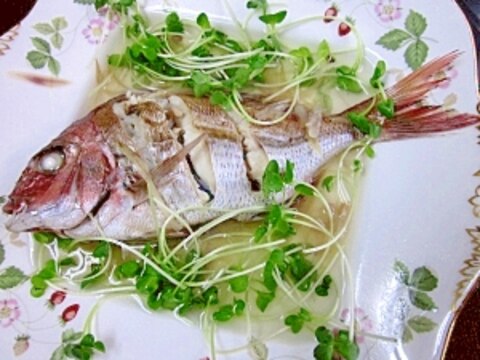 鯛の酒蒸し レシピ 作り方 By Startrek 楽天レシピ 鯛の酒蒸し レシピ 作り方 By Startrek 楽天レシピ